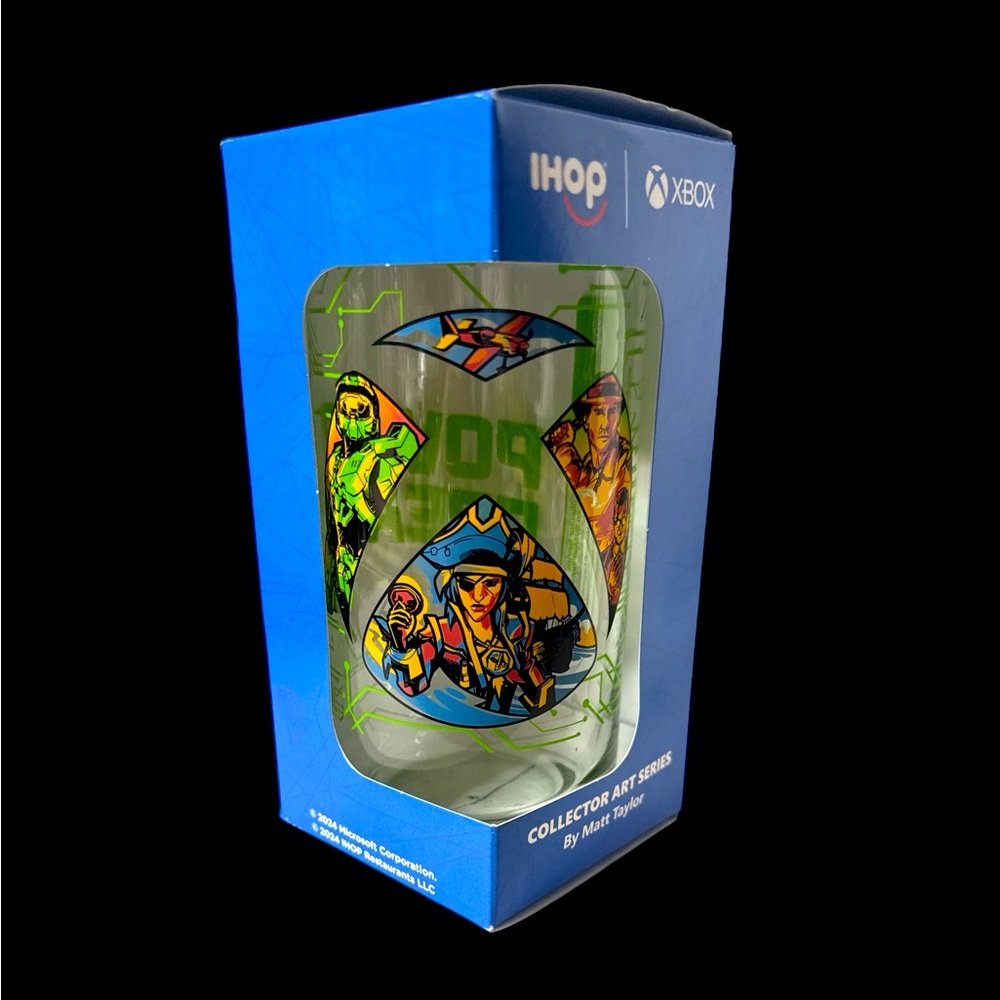 IHOP/XBOX Exclusive Indiana Jones and The Great Circle Collectible Glass.(1-H)
